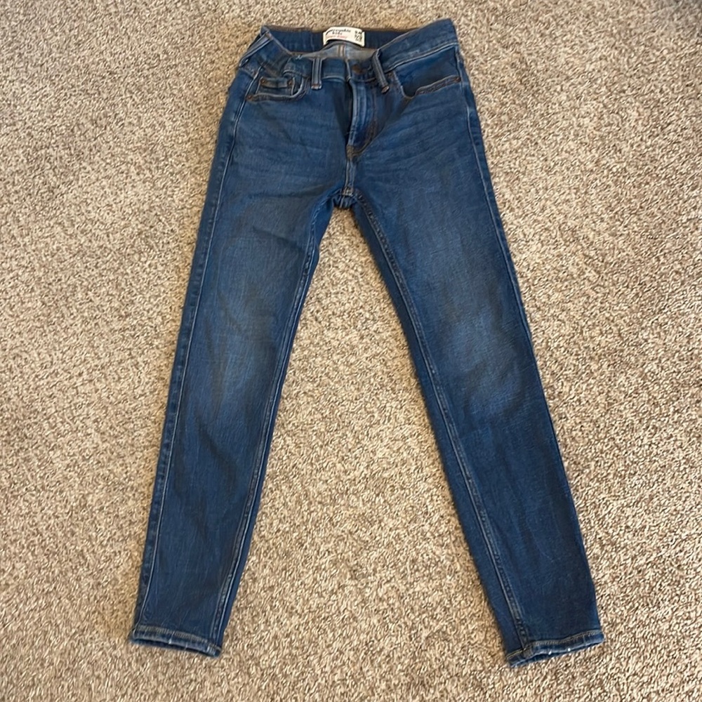 Boys Abercrombie Kids Super Skinny Jeans 11/12